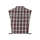 PLAID BIB COLLAR