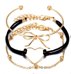 [BS-AJ17-GD] Three Bracelet Set
